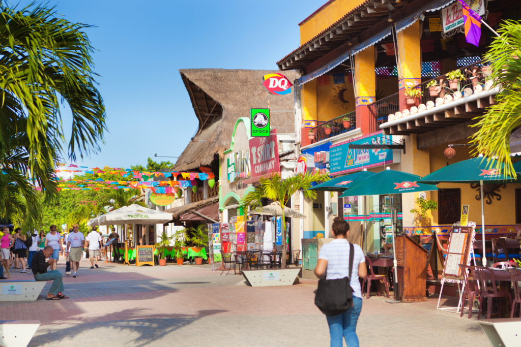 La Quinta Avenida en playa del carmen