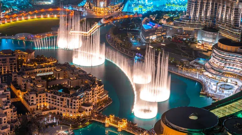 La fuente de Dubái