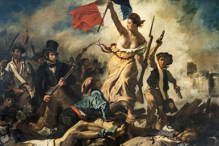 La libertad guiando al pueblo (ala Denon, sala 700)