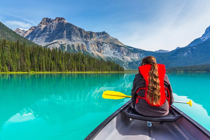 Lago Esmeralda - Lagos de Canadá