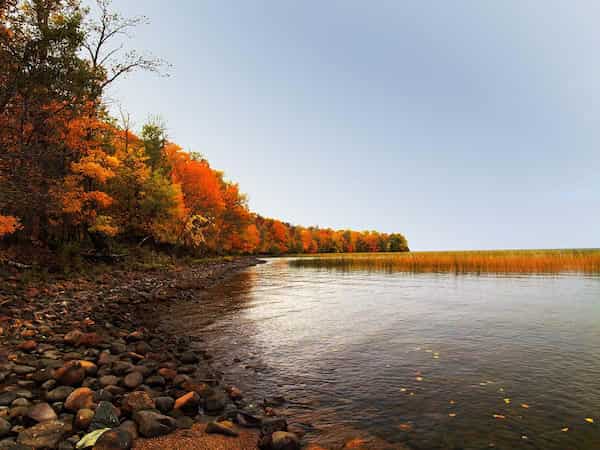 Lago Mille Lacs-lugares bonitos en minnesota