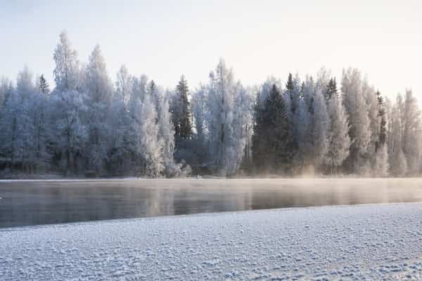 Lago Tahoe-California en invierno