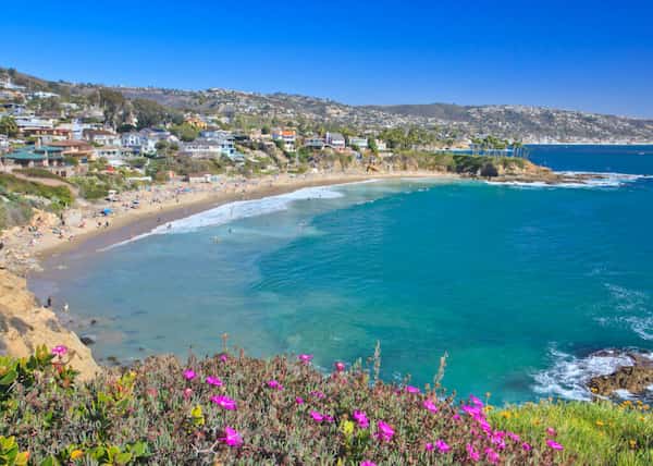 Laguna Beach, California-destinos de invierno cálido para disfrutar en Estados Unidos
