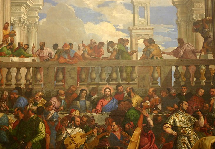 Las bodas de Caná de Veronese (ala Denon, habitación 711)