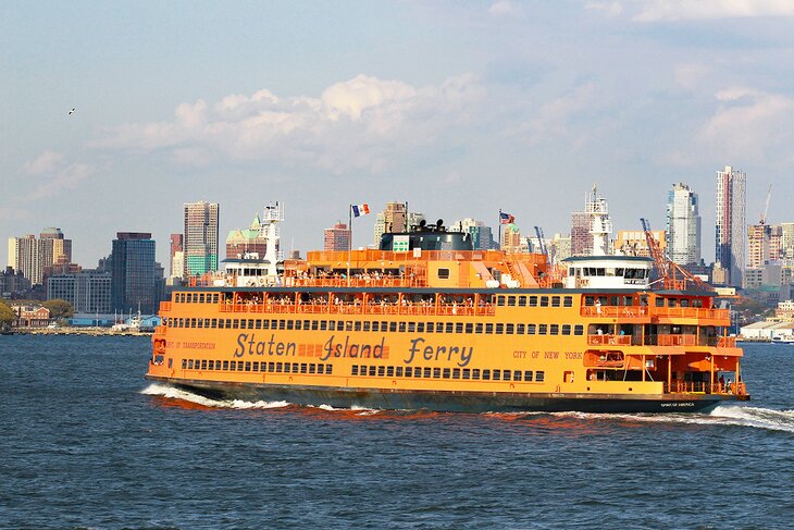 Las rutas del ferry de Nueva York