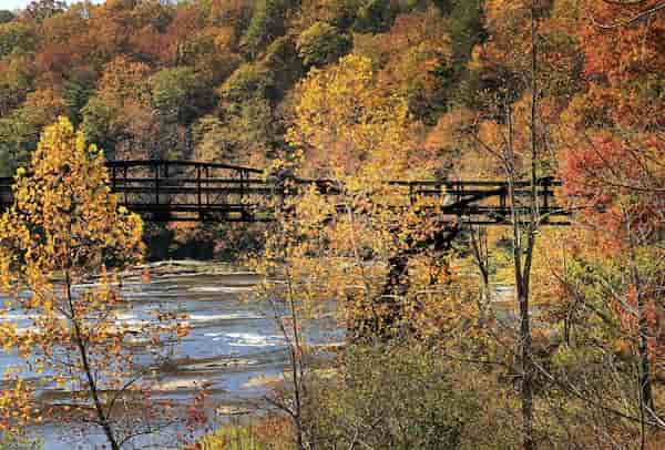 Laurel Highlands-Follaje de Otoño en Pensilvania