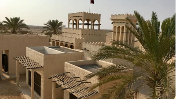 Llegando a Film City en Doha, Qatar