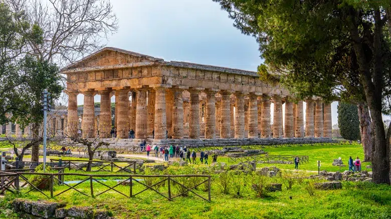 Los antiguos templos griegos de Paestum