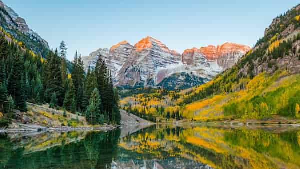 Maroon Bells-Colores del Otoño en Colorado