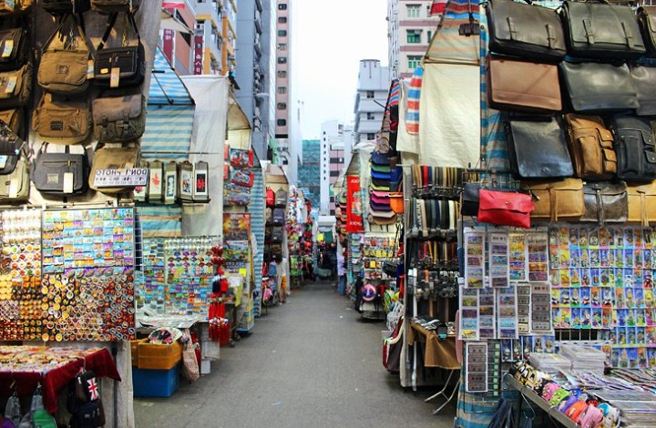 Mercado de damas-Mercados callejeros en Hong Kong