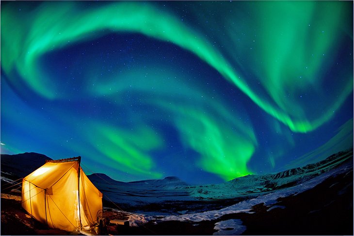 Mira la aurora boreal