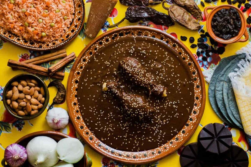 Mole Poblano-Comida típica mexicana