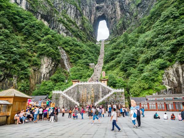 Montaña de Tianmen, la escalera al cielo