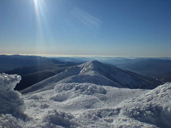 Monte Lafayette a través de Franconia Ridge