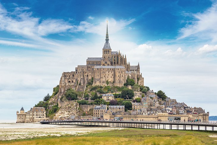 Monte Saint-Michel en Normandía