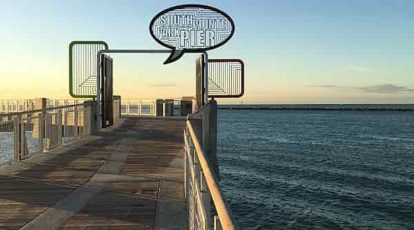 Muelle del parque South Pointe