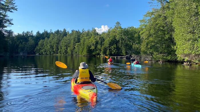 Navegación en saranac lake