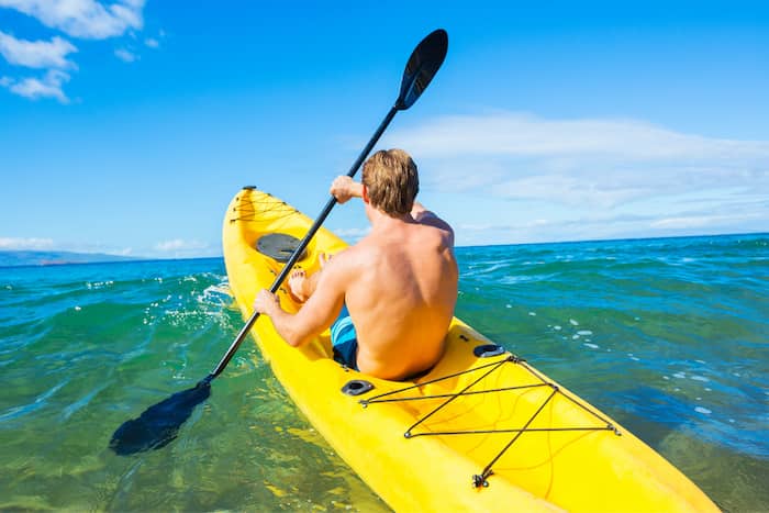 Explorar la línea costera de Lisboa en kayak