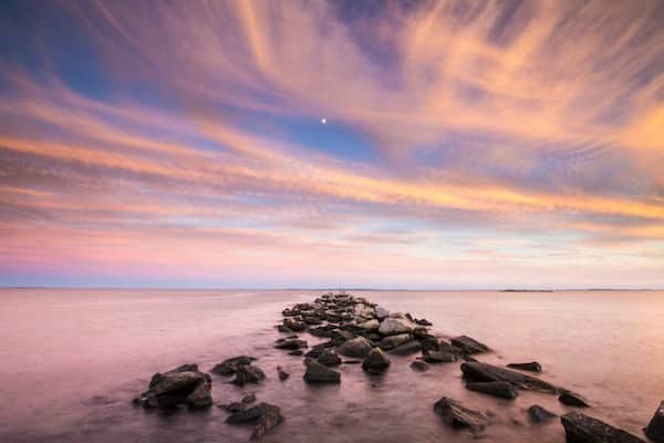 Parque Estatal Rocky Neck, CT-Acampar en la Playa en Nueva Inglaterra