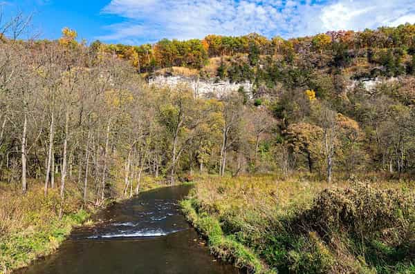 Parque Estatal Whitewater-colores del otoño en minesota-que ver en minnesota