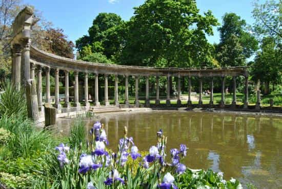 Parque Monceau - lugares románticos en París