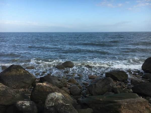 Parque estatal de la playa de Hammonassett, CT-Acampar en la Playa en Nueva Inglaterra