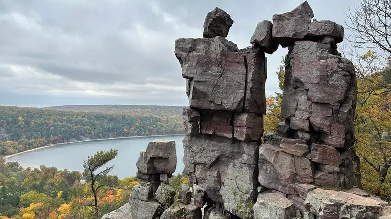 Parque estatal del lago del diablo, Baraboo