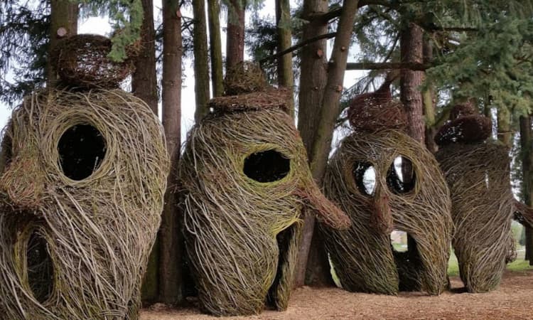 Pasea por el jardín botánico