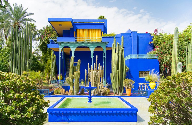 Pasea por los jardines Majorelle-Lugares para visitar en Marrakech