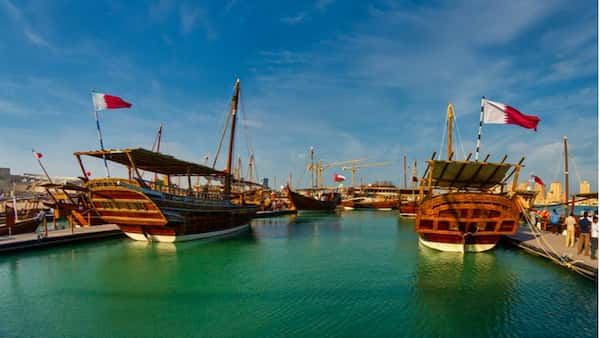 Paseo en góndola-katara doha
