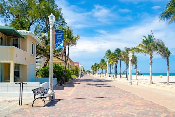 Paseo marítimo de Hollywood Beach