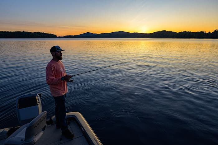 Pesca en saranac lake