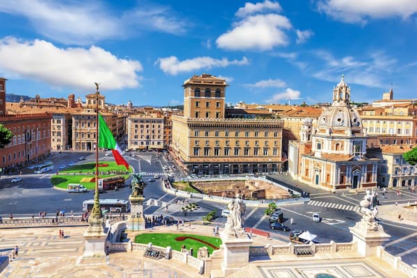 Piazza Venezia puro lujo