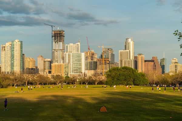 Picnic en el parque Zilker