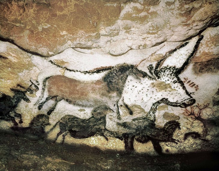 Pinturas rupestres prehistóricas en Lascaux