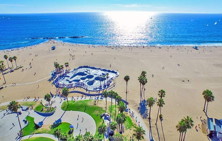 Playa Venecia-mejores playas cerca de Santa Mónica, California