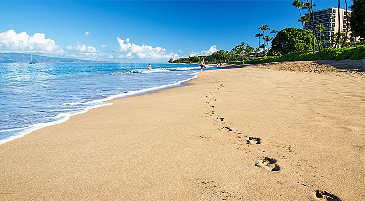 Playa de Kaanapali-playas para visitar en Maui