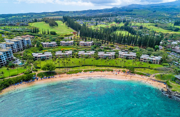 Playa de la bahía de Kapalua, Maui