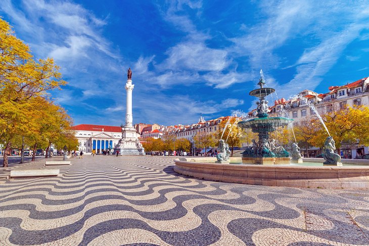 Plaza Rossio, Lisboa