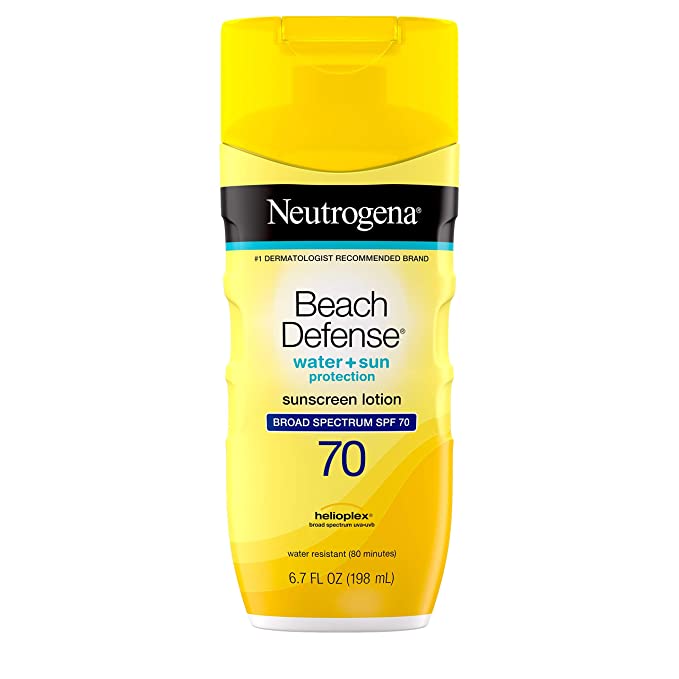 Protector solar resistente al agua Beach Defense de Neutrogena