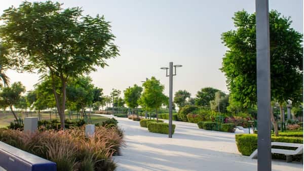 Redes de parques que conectan Lusail, Qatar