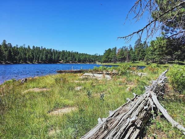 Ruta circular por el lago Woods Canyon
