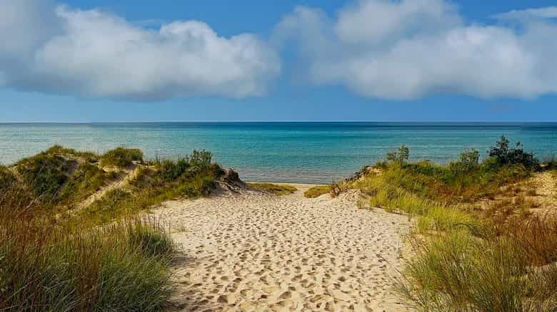 Ruta de senderismo de las 3 dunas, Parque Estatal Indiana Dunes, Indiana