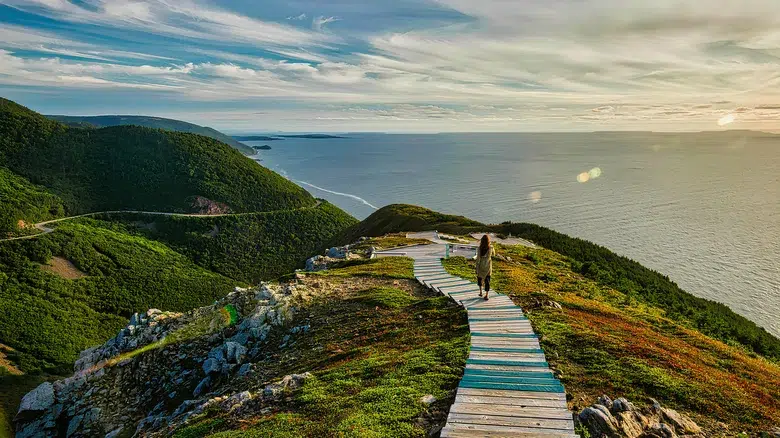 Sendero Skyline de Cabot Trail, Nueva Escocia