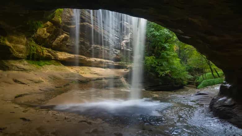 Sendero Starved Rock y mirador Sandstone Point, Parque Estatal Starved