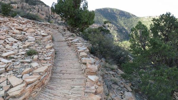 Sendero del ermitaño - rutas de senderismo en el Gran Cañón
