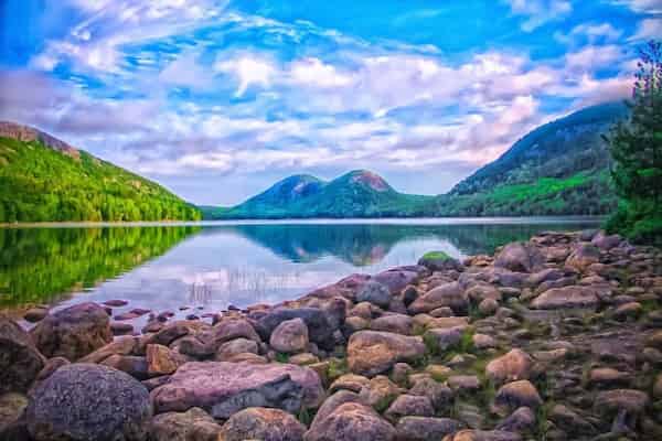 Sendero del estanque Jordan-Caminatas en el Parque Nacional Acadia