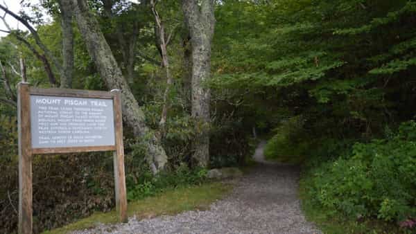 Sendero del monte Pisgah
