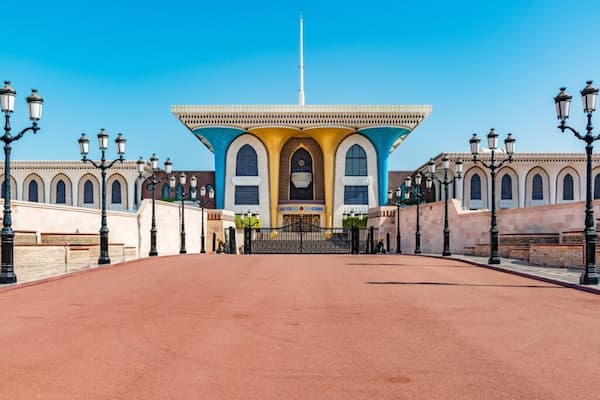 Sultan Qaboos es un gobernante muy importante con residencias muy impresionantes