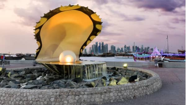 Tome algunas fotos dignas de Instagram en el Monumento a la Perla-el corniche